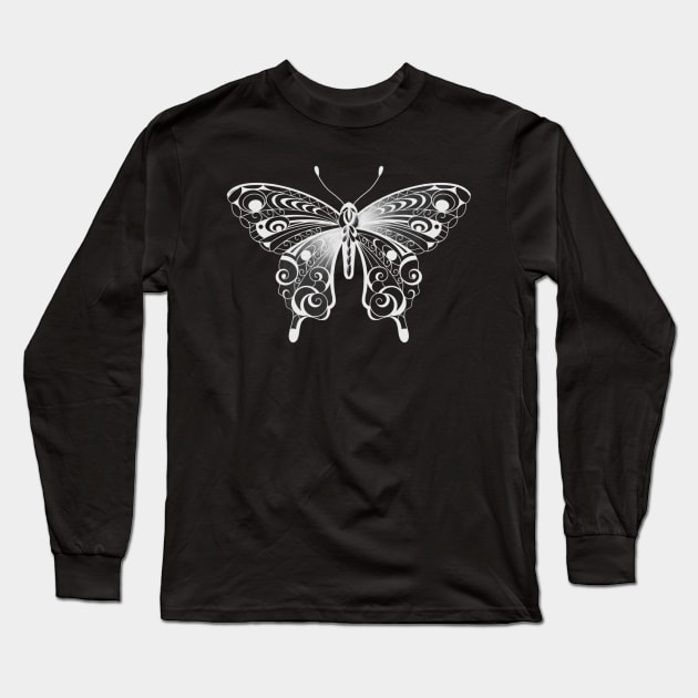 Butterfly design Long Sleeve T-Shirt by Rachellily